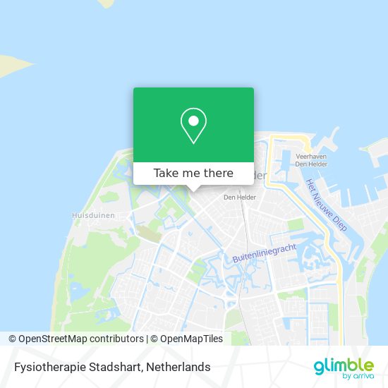 Fysiotherapie Stadshart map