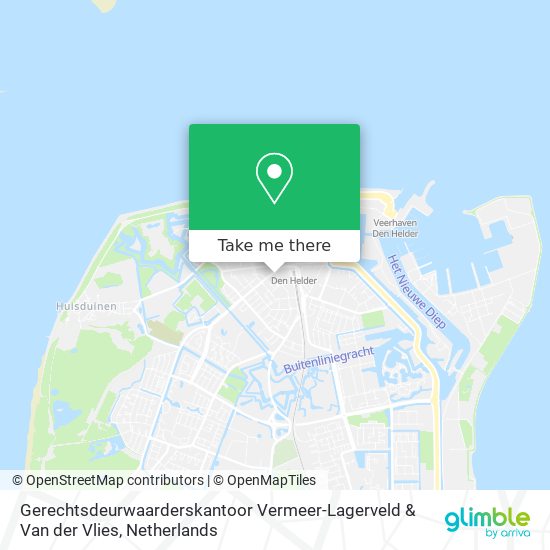 Gerechtsdeurwaarderskantoor Vermeer-Lagerveld & Van der Vlies Karte