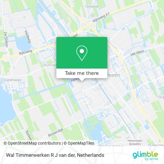 Wal Timmerwerken R J van der map