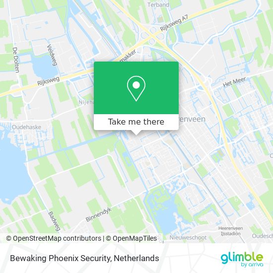 Bewaking Phoenix Security map