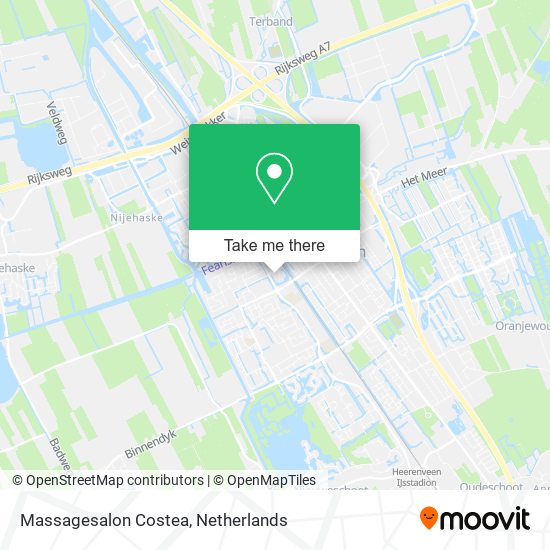 Massagesalon Costea map