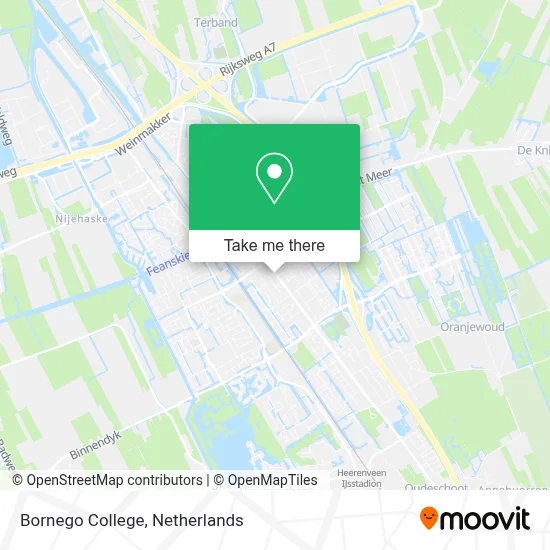 Bornego College map