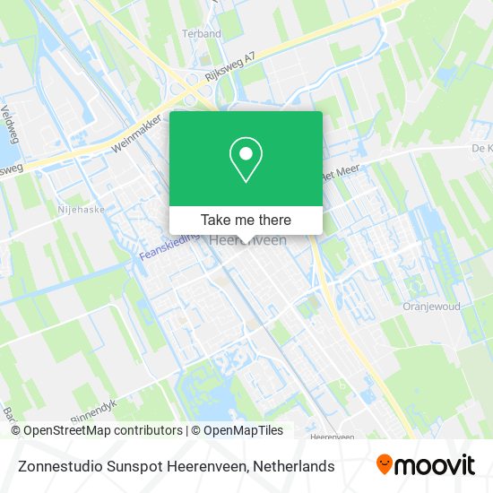 Zonnestudio Sunspot Heerenveen map