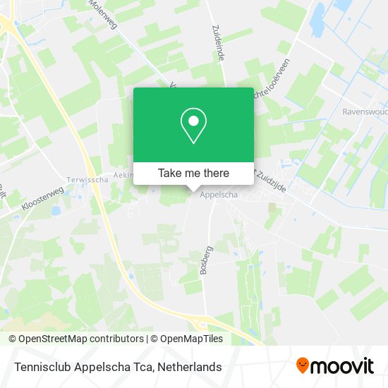 Tennisclub Appelscha Tca map