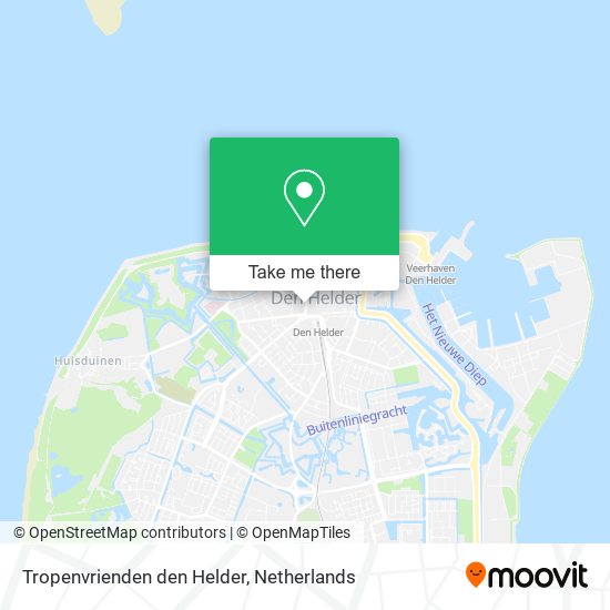 Tropenvrienden den Helder map