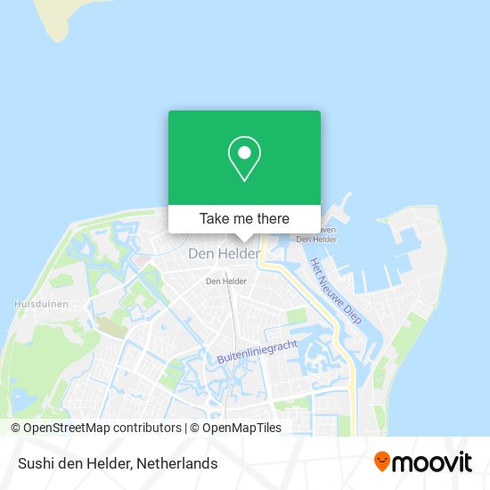 Sushi den Helder map