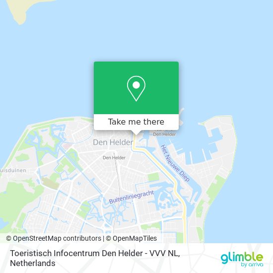 Toeristisch Infocentrum Den Helder - VVV NL map