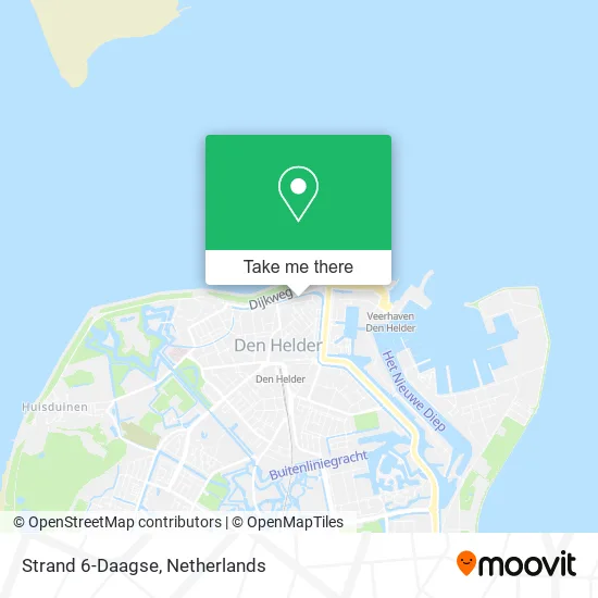Strand 6-Daagse map