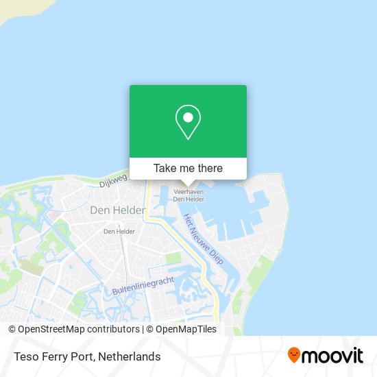 Teso Ferry Port Karte