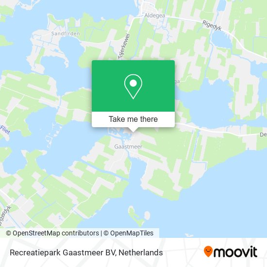 Recreatiepark Gaastmeer BV map