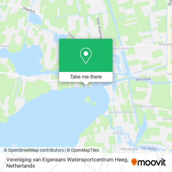 Vereniging van Eigenaars Watersportcentrum Heeg Karte