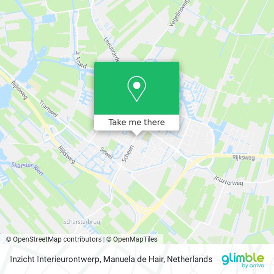 Inzicht Interieurontwerp, Manuela de Hair map