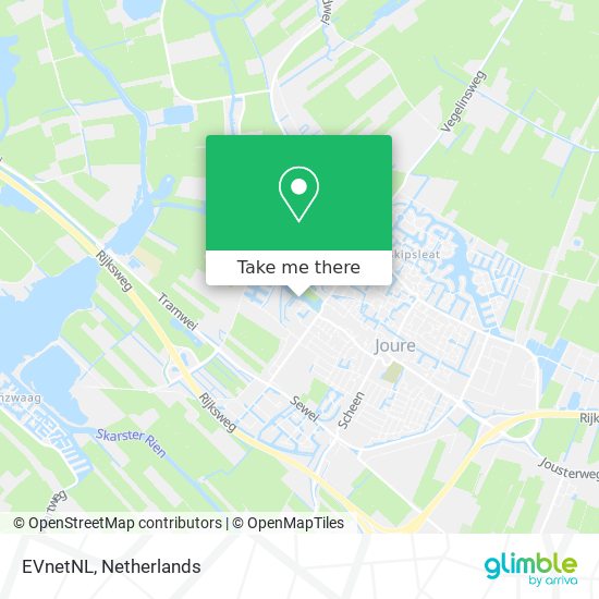 EVnetNL map