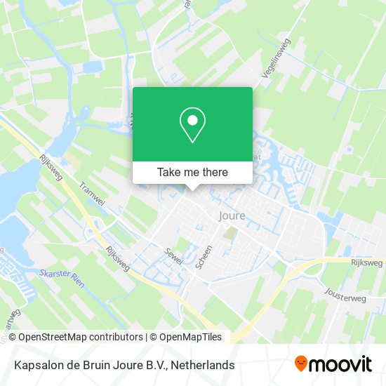 Kapsalon de Bruin Joure B.V. map