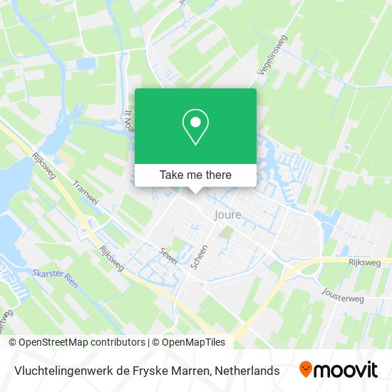 Vluchtelingenwerk de Fryske Marren Karte