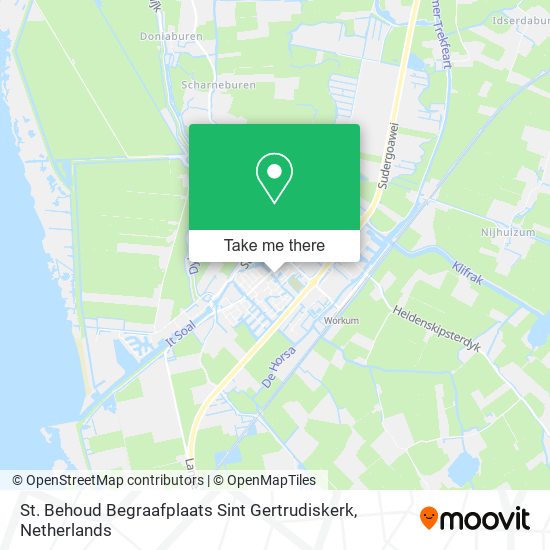 St. Behoud Begraafplaats Sint Gertrudiskerk map