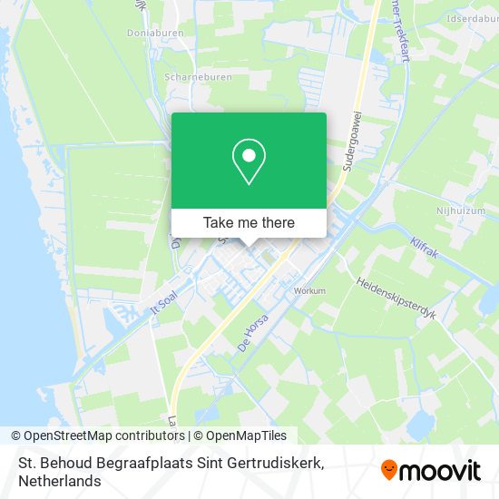 St. Behoud Begraafplaats Sint Gertrudiskerk Karte