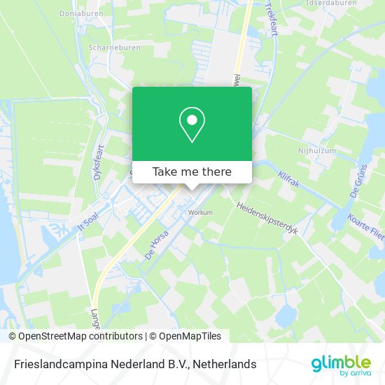 Frieslandcampina Nederland B.V. map