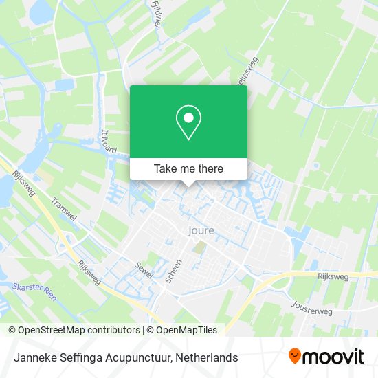 Janneke Seffinga Acupunctuur map