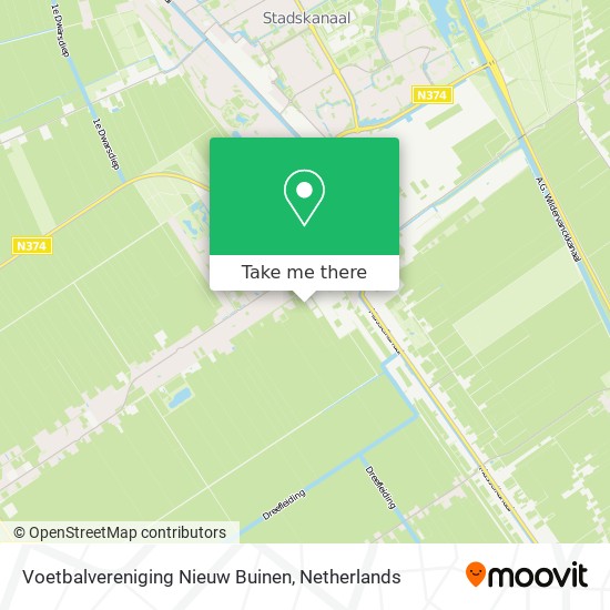 Voetbalvereniging Nieuw Buinen map