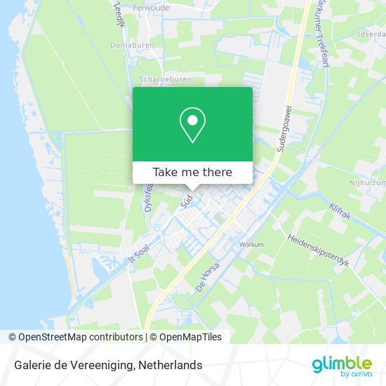 Galerie de Vereeniging map