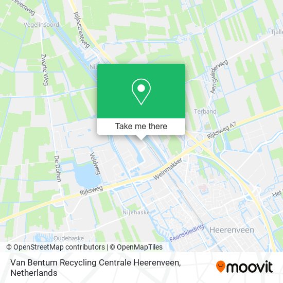 Van Bentum Recycling Centrale Heerenveen Karte