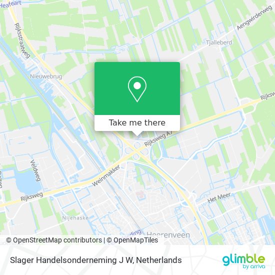 Slager Handelsonderneming J W map