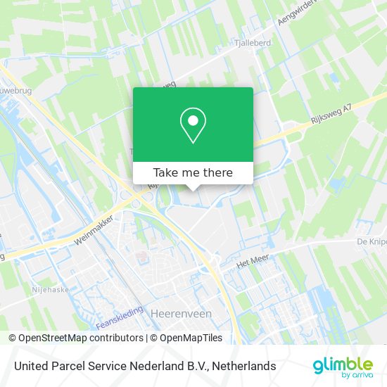 United Parcel Service Nederland B.V. map