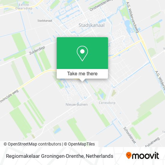 Regiomakelaar Groningen-Drenthe map