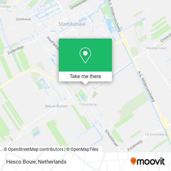 Hesco Bouw map