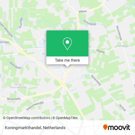 Koningmarkthandel Karte