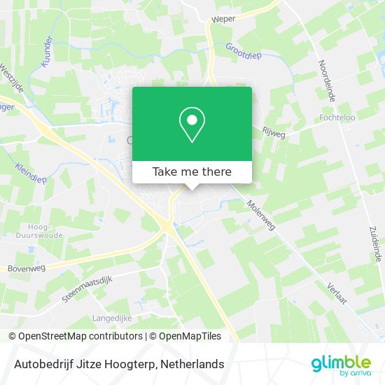 Autobedrijf Jitze Hoogterp Karte