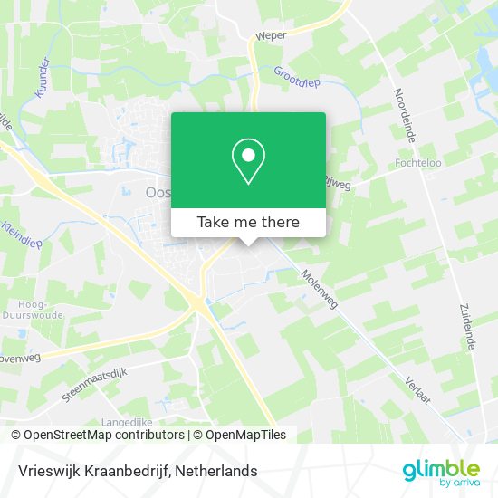 Vrieswijk Kraanbedrijf Karte
