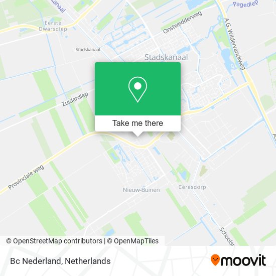 Bc Nederland map