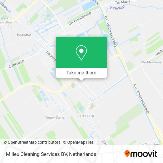 Milieu Cleaning Services BV map