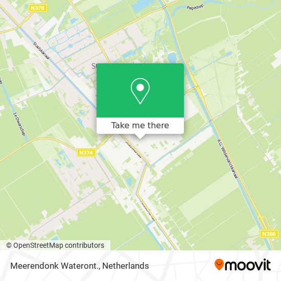 Meerendonk Wateront. map