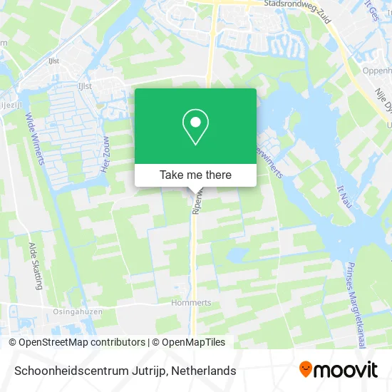 Schoonheidscentrum Jutrijp map