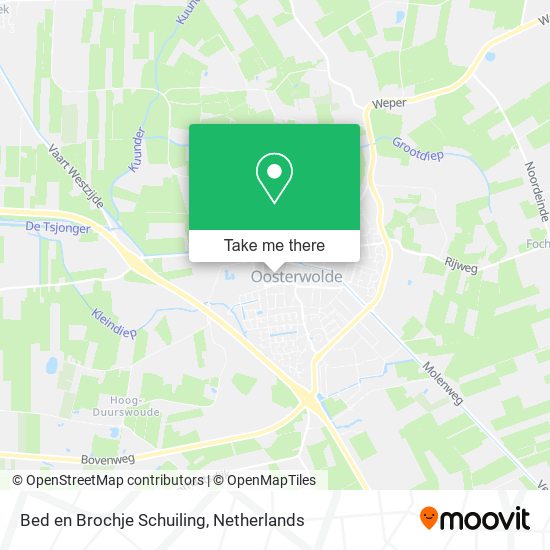 Bed en Brochje Schuiling map