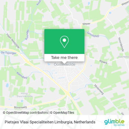 Pietsjes Vlaai Specialiteiten Limburgia map