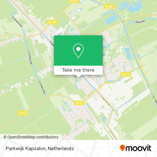 Parkwijk Kapsalon map