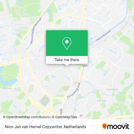 Nico Jan van Hemel Copywriter map