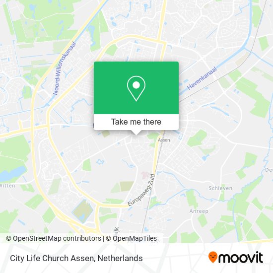 City Life Church Assen map