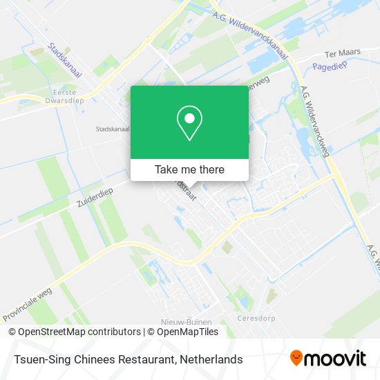 Tsuen-Sing Chinees Restaurant map