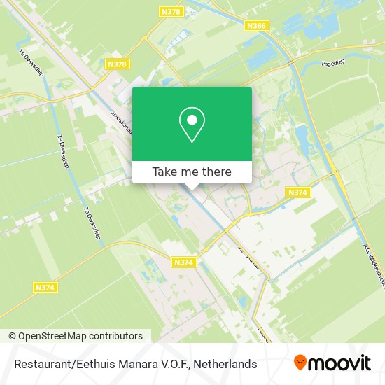 Restaurant / Eethuis Manara V.O.F. map