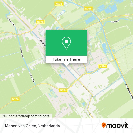 Manon van Galen map