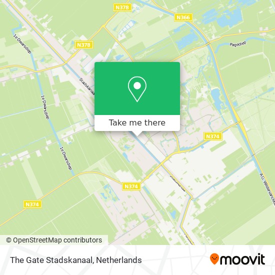 The Gate Stadskanaal map
