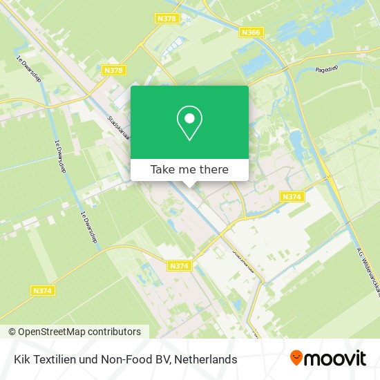 Kik Textilien und Non-Food BV map