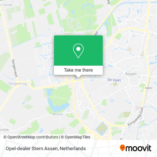 Opel-dealer Stern Assen map