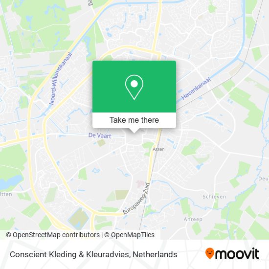 Conscient Kleding & Kleuradvies map