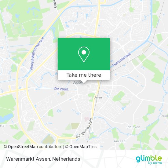 Warenmarkt Assen map